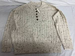 Madewell Donegal Bowden Henley Sweater - S