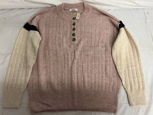Madewell Donegal Bowden Henley Sweater - XS