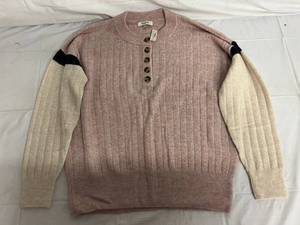 Madewell Donegal Bowden Henley Sweater - S