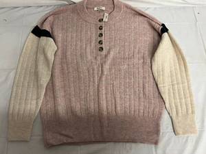 Madewell Donegal Bowden Henley Sweater - XS