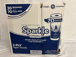 30 Individually Wrapped Rolls of Paper Towels