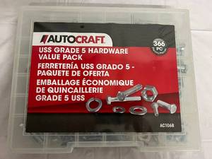 366pc Autocraft Grade 5 Hardware Set
