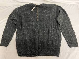 Madewell Donegal Bowden Henley Sweater - S