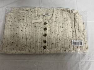 Madewell Donegal Bowden Henley Sweater - M