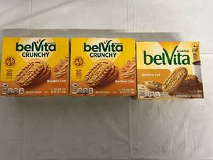 3 Boxes of Belvita Crunchy Breakfast Biscuits