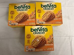 3 Boxes of Belvita Crunchy Breakfast Biscuits
