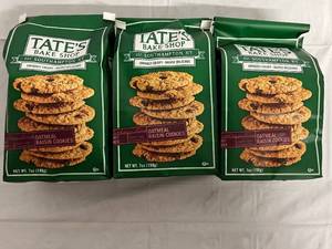 3 Bags of Tates Oatmeal Raisin Cookies
