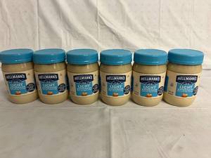 6 Containers of Hellmans Light Mayonnaise