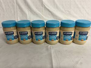 6 Containers of Hellmans Light Mayonnaise