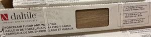 12 Boxes of Daltile Porcelain Wall and Floor Tile - 1 Open Box