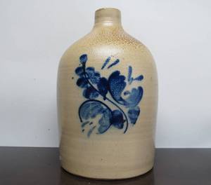 lot 19 image: Antique Salt Glazed Stoneware Jug