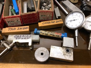 lot 207 image: Lot of Old Machinist Tools