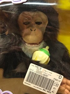 lot 235 image: Brand New FUR REAL FRIENDS Cuddle Chimp