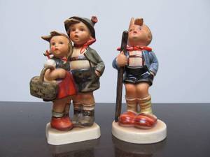 lot 111 image: 2 Early Full Bee Mark Hummel Figurines