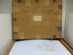 lot 114 image: Lot of Several Vintage HAWAII 3D Contour Maps
