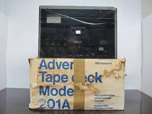 lot 125 image: Vintage ADVENT Model 201A Cassette Tape Deck