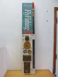 lot 133 image: Brand New Flyfishing Outfit wRod & Supplies