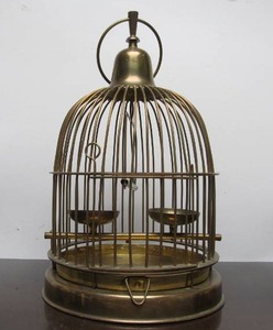 lot 143 image: Solid Brass Birdcage
