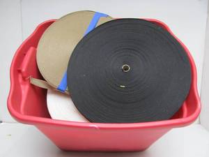 lot 218 image: LARGE Lot of Brand New Assorted Webbing Rolls