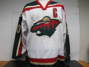 lot 167 image: Very Nice MINNESOTA WILD Hockey Jersey - Size Adult XL