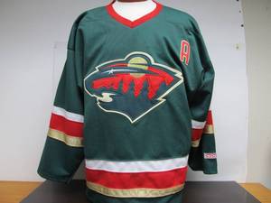 lot 168 image: Very Nice MINNESOTA WILD Hockey Jersey - Filip Kuba - Size Adult XL