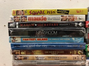 lot 253 image: Large Lot of Brand New TV Series DVDs - ANGEL Soap Highway to Heaven etc