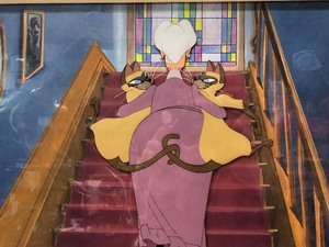 lot 281 image: ORIGINAL Vintage Hand Painted Movie Film Animation Cel - 101 Dalmatians - Siamese Cats 