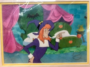 lot 288 image: ORIGINAL Vintage 1970s Hand Painted SABRINA THE TEENAGE WITCH Cartoon Film Animation Cel #1