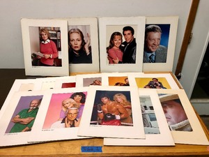 lot 315 image: Large Lot of Original Large Format Pre-Production TV GUIDE Cover Photos #1