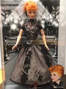lot 322 image: 3 Brand New I LOVE LUCY Barbie Dolls