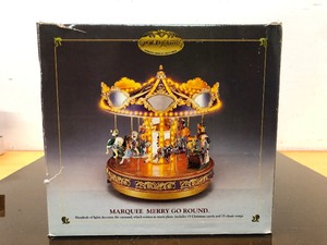 lot 323 image: Mint in Box Gold Label Carousel Marquee Merry-Go-Round