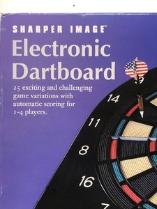 lot 325 image: Brand New Sharper Image Electronic Dartboard