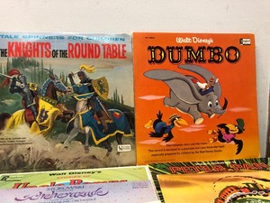 lot 351 image: Nice Lot of Vintage Kids & Movie Vinyl Records #1
