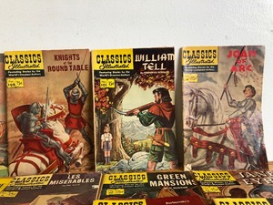 lot 356 image: Estate Lot of Classics Illustrated Comic Books