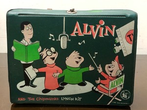 lot 368 image: Vintage 1960s ALVIN & THE CHIPMUNKS Lunchbox wOriginal Thermos