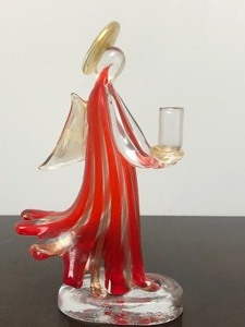 lot 370 image: Vintage 1960s era MURANO Glass Angel Sculpture