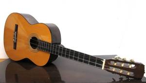 lot 21 image: Vintage Concerter Acoustic Guitar