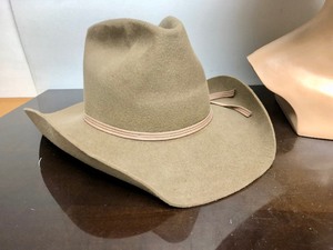 lot 431 image: 2 Very Nice Quality Cowboy Hats - Pleasant Hill & StetsonWinchester