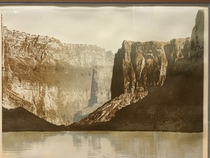 lot 436 image: Framed Signed Numbered MARBLE CANYON Lithograph by Paula Crane