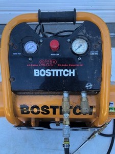 lot 440 image: Quality Working BOSTITCH Air Compressor