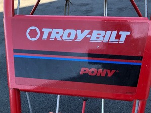 lot 54 image: Quality Working TROY BILT Pony Tiller