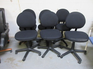 lot 246 image: STEELCASE, CRITERION,  ADJUSTABLE OFFICE CHAIRS