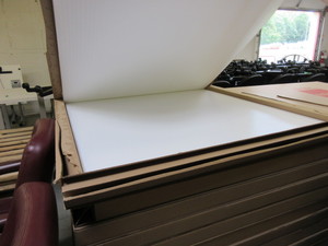 lot 102 image: EGAN DRY ERASE BOARDS - NEW