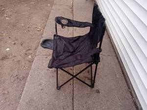 Folding Camp Chair With StorageCarry Bag