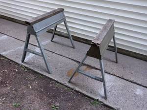 Set of 2 Folding Saw Horses