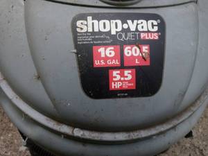 Shop Vac 16.5 Gallon WetDry Vac