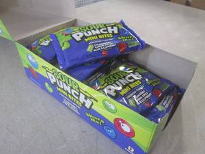 lot 93 image: (B-3) 12 Bags of Sour Punch Assorte...