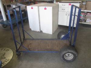 lot 115 image: (BR1) Handmade 4-Wheel Steel Frame ...