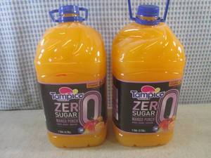 lot 198 image: (C-3) 2 - 1 Gallon Bottles Mango Pu...