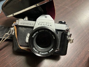 lot 111 image: Honeywell Pentax Spotmatic F Film Camera with Lens and Case